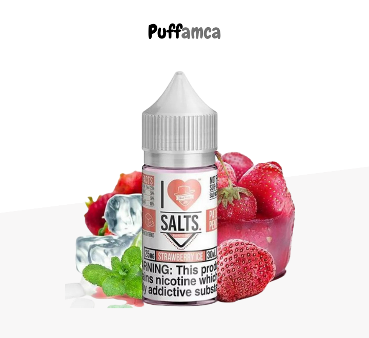 I Love Salts Strawberry Ice Salt Likit puffamcaa.com.tr
